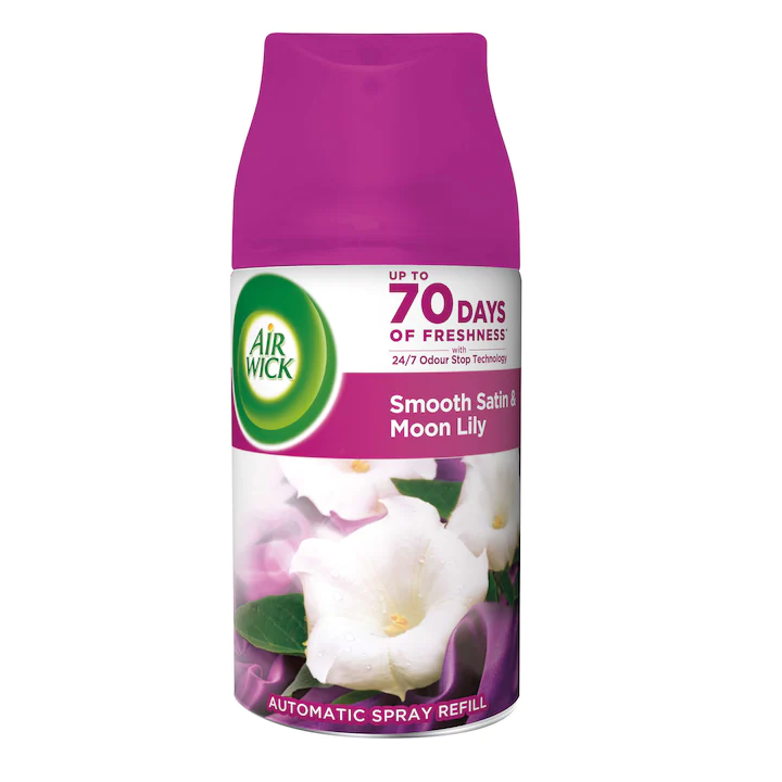 Rezerva cu spray pentru odorizant automat Freshmatic, Air Wick, Satin catifea si crin de noapte, 250 ml [1]