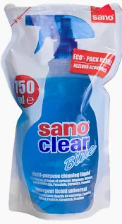 Rezerva detergent geamuri SANO Clear Blue, 750 ml [1]
