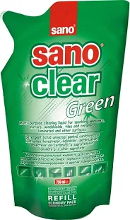 Rezerva solutie pentru curatat geamuri Sano, Clear Trigger Green, 750ML [1]