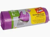 Saci menajeri colorati cu manere Fino hd 60l 20 buc [1]