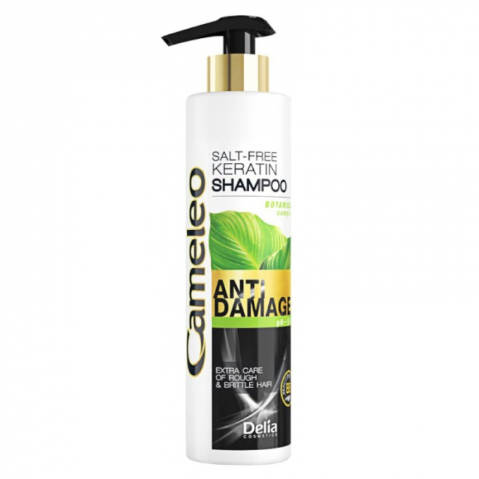 Sampon de Par Cameleo Botanical cu Keratina, pentru Par Deteriorat, 250 ml [1]