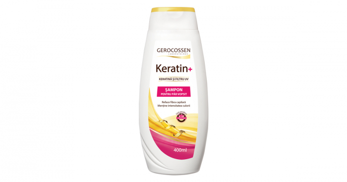 Sampon pentru par vopsit cu keratina si filtru UV - Keratin+ 400 ml [1]