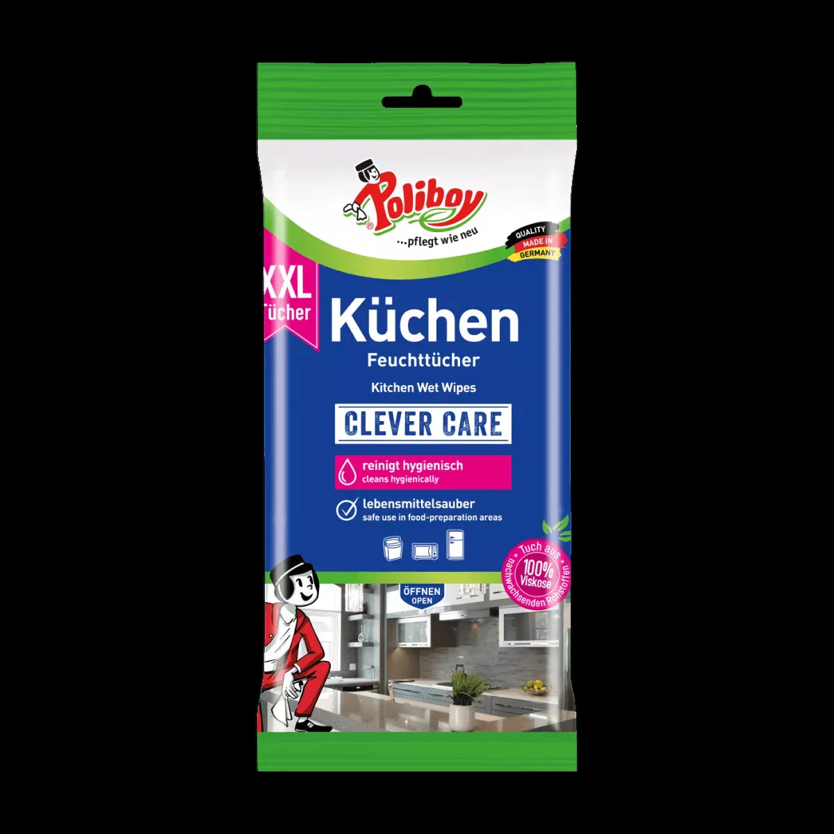 Servetele umede sticla XXL Poliboy 24 buc [1]