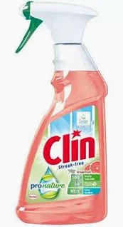 Solutie pentru curatarea geamurilor, Clin pro nature grapefruit, 500 ml [1]