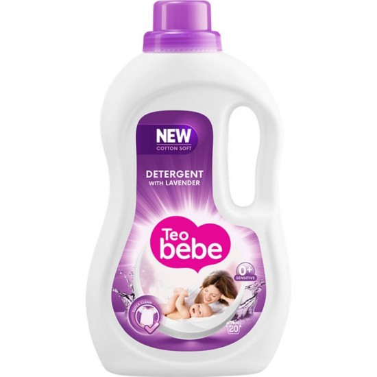 Teo Bebe Detergent Lichid 1.1L 20Spalari Lavanda [1]