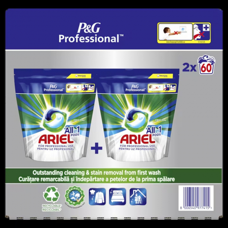 DETERGENT DE HAINE - ARIEL DETERGENT CAPSULE 2X60BUC REGULAR