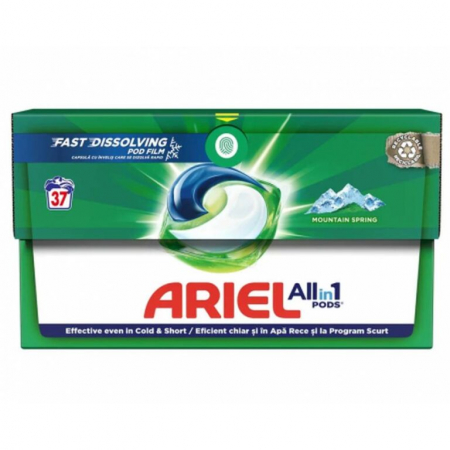 DETERGENT DE HAINE - ARIEL DETERGENT CAPSULE 37BUC CUTIE MOUNTAIN SPRING