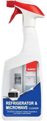 PRODUSE CURATENIE BUCATARIE - Detergent curatare frigider si cuptor microunde Sano, 750ML