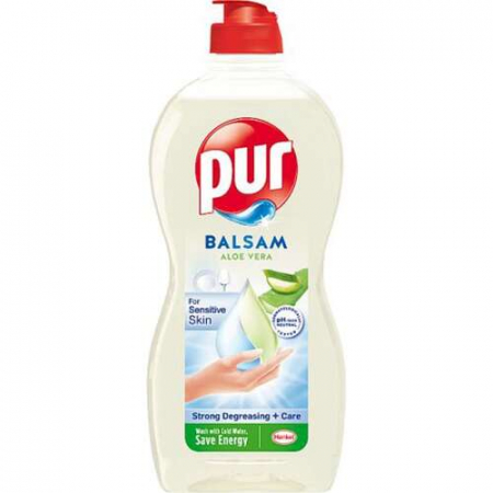 PRODUSE CURATENIE BUCATARIE - Detergent lichid de vase Pur 450 ml balsam Aloe Vera