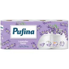 PRODUSE CURATENIE BAIE - Hartie igienica Pufina Lux Campuri de Lavanda, 8 role, 3 straturi