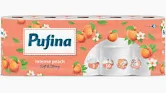 PRODUSE CURATENIE BAIE - Hartie Igienica Pufina Lux Intense Peach, 10 Role, 3 Straturi