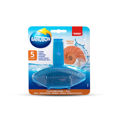 PRODUSE CURATENIE BAIE - SANO Bon Odorizant Toaleta 5in1 cu Miros de Piersica 55 g
