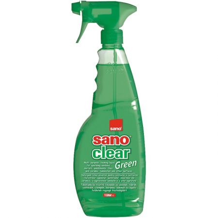 PRODUSE CURATENIE SI INGRIJIRE CASA - Sano Clear Green Trigger glass cleaner, 1L