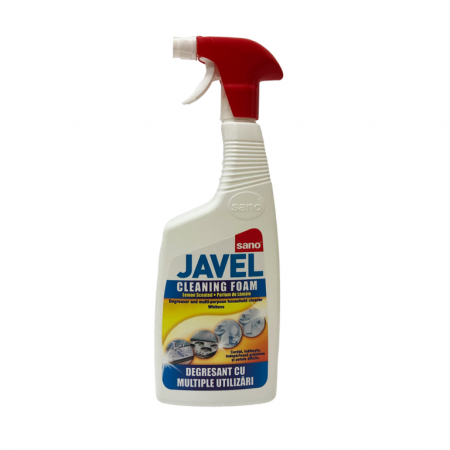 PRODUSE CURATENIE BAIE - SANO JAVEL CLEANING FOAM LEMON 750ml
