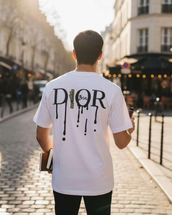 Tricou 1 la 1 Dior Alb [2]