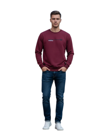 Bluze - Bluza Adidas Bordo M7