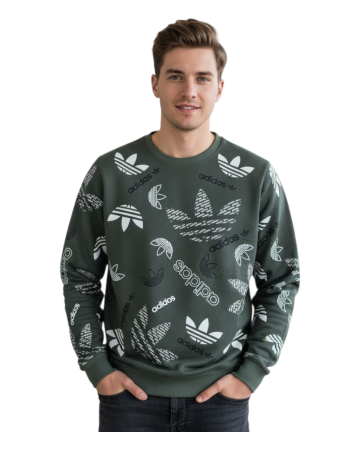 Bluze - Bluza Adidas Verde M4