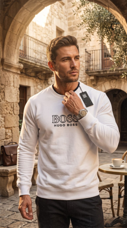 Bluze - Bluza Hugo Boss M9 Alb