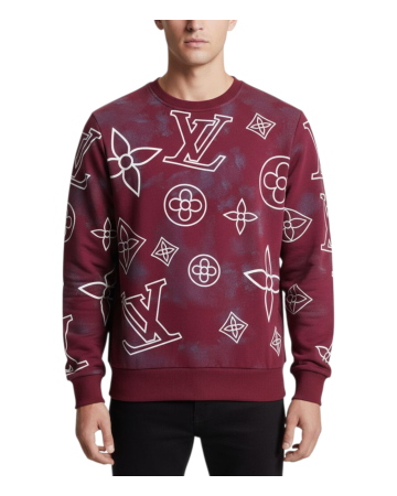 Bluze - Bluza Louis Vuitton M1 Bordo