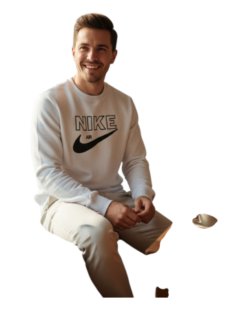 Bluze - Bluza Nike Alb