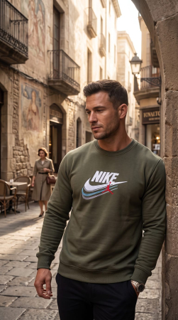 Bluze - Bluza Nike M3 Verde
