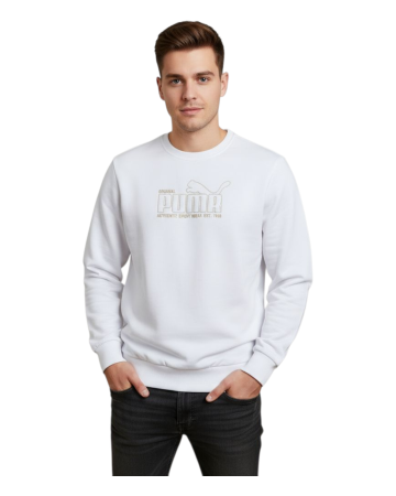 Bluze - Bluza Puma Alb / Auriu