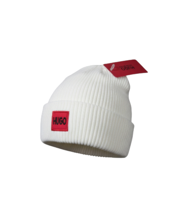 Caciuli Unisex - Caciula Unisex Hugo Alb