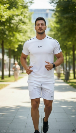 Compleuri Barbati - Compleu Nike M3 Alb