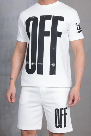 Compleuri Barbati - Compleu Off White Alb