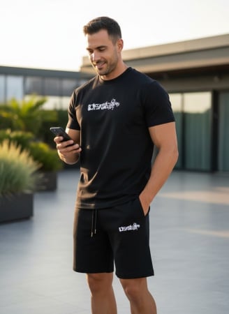 Produse - Compleu Off White Negru M1