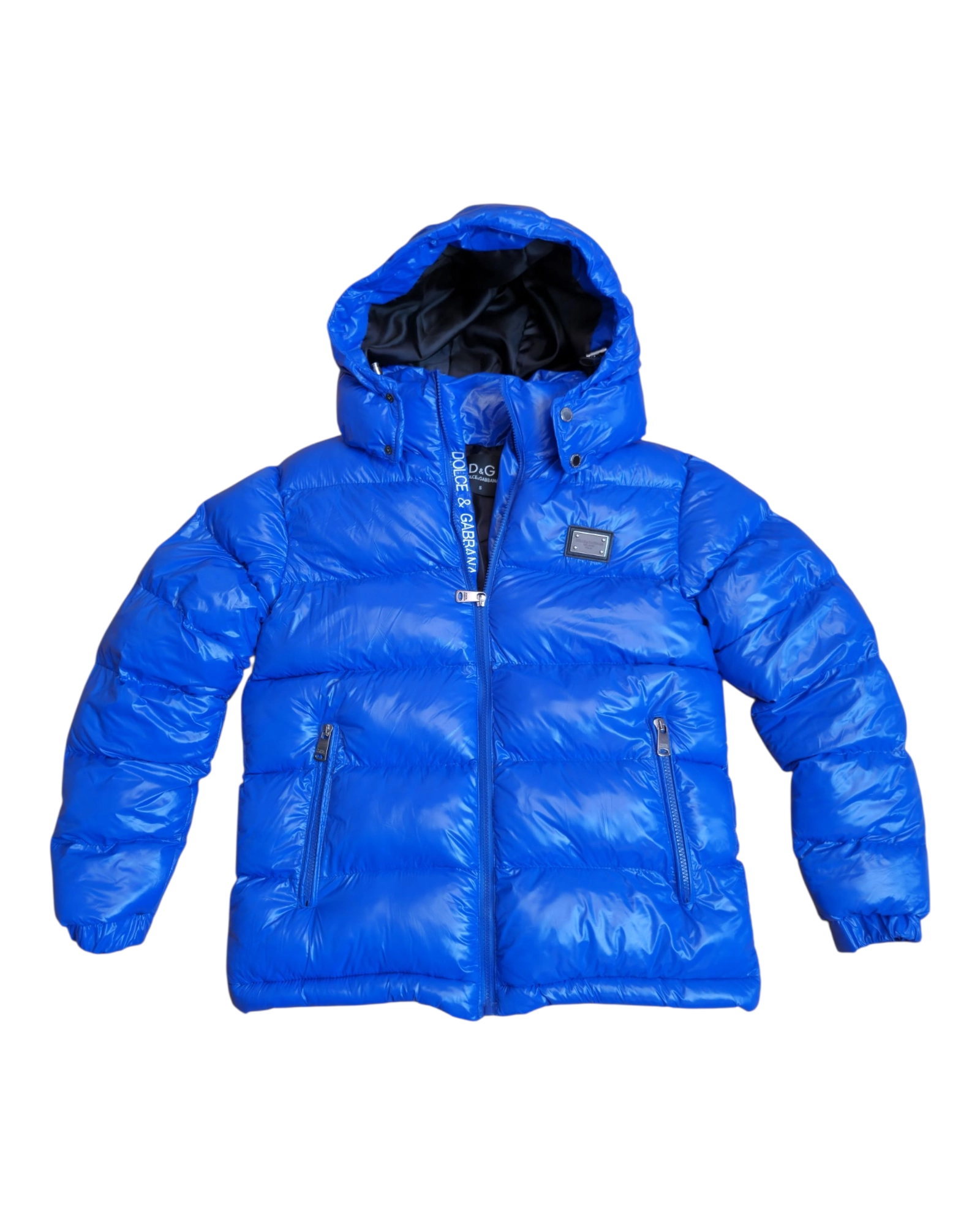 Geci - Geaca Dolce Gabbana Semi Lucioasa Albastru