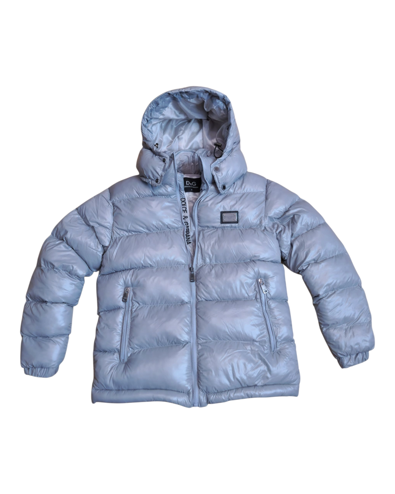 Geci - Geaca Dolce Gabbana Semi Lucioasa Gri