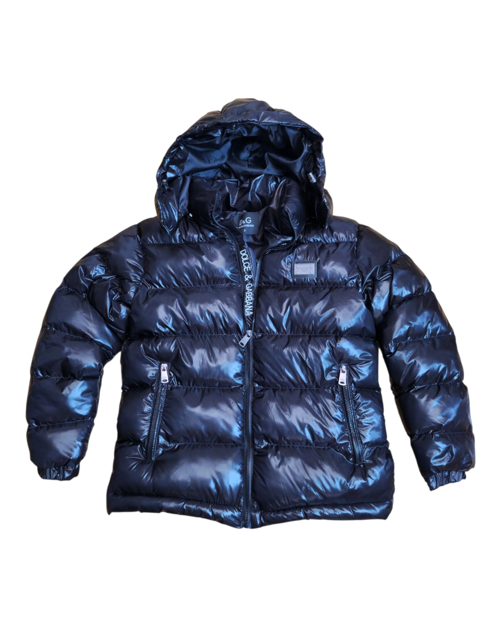 Geci - Geaca Dolce Gabbana Semi Lucioasa Negru