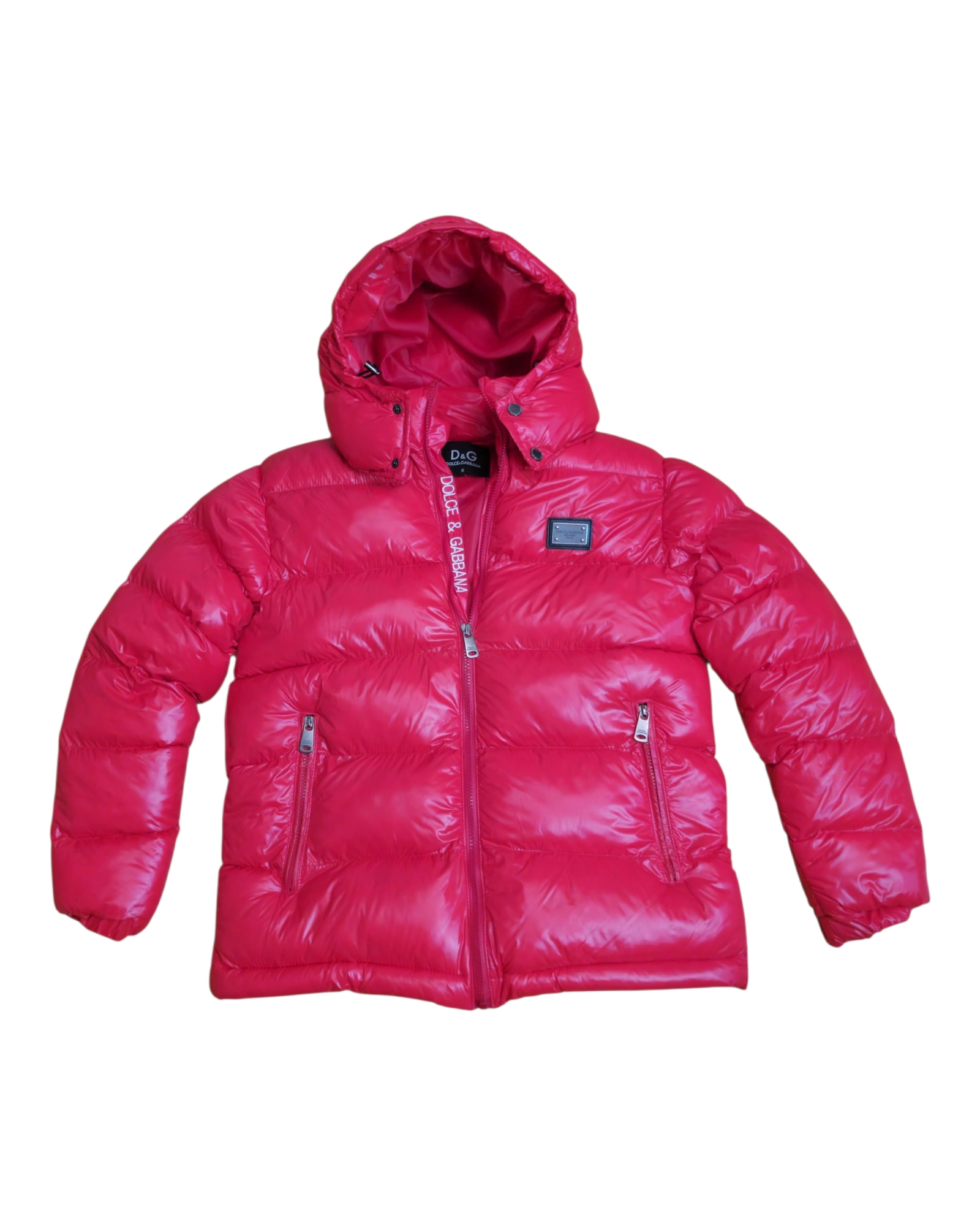 Geci - Geaca Dolce Gabbana Semi Lucioasa Rosu