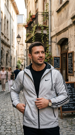 Produse - Geaca Nike Subtire Gri