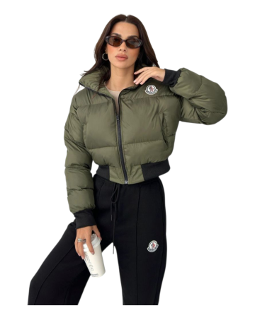 Treninguri Dama - Geaca + Pantaloni Grosi Moncler Verde