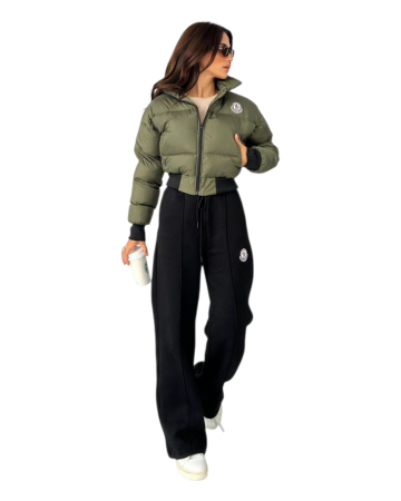 Geaca + Pantaloni Grosi Moncler Verde [1]