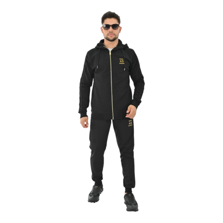 Treninguri - Trening Armani Exchange Negru/Auriu