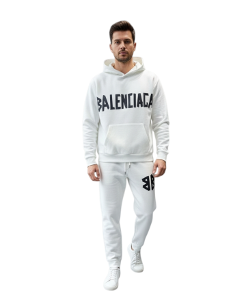 Treninguri Barbati - Trening Balenciaga Alb