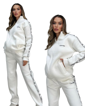 Produse - Trening Calvin Klein Gros Alb