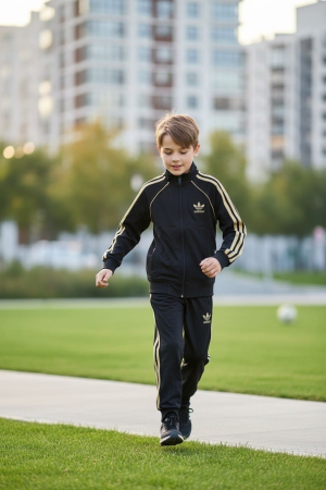 Produse - Trening Copii Adidas Negru - Auriu