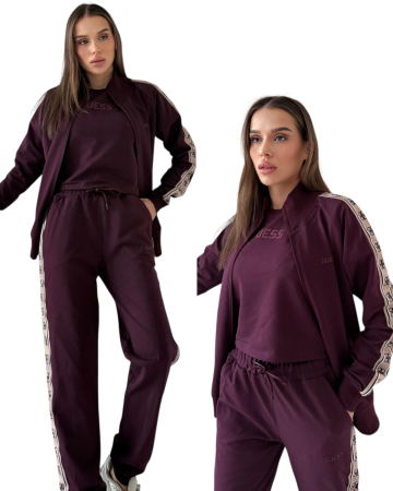 Treninguri Dama - Trening Guess 3 Piese Bordo
