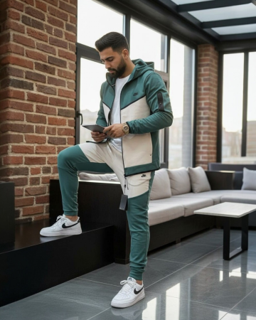 Treninguri Barbati - Trening Nike Tech Verde