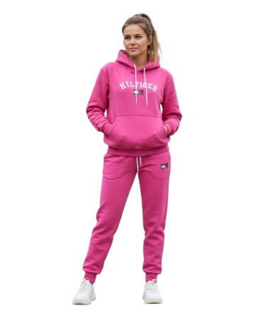 Treninguri Dama - Trening Tommy Hilfiger Fucsia Gros Vatuit