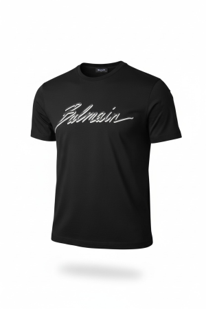 Tricouri - Tricou 1 la 1 Balmain Negru