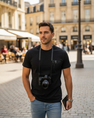 Tricou 1 la 1 Dior Negru [1]