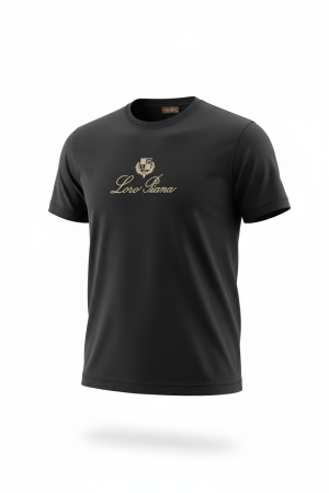 Tricouri - Tricou 1 la 1 Loro Piana Negru