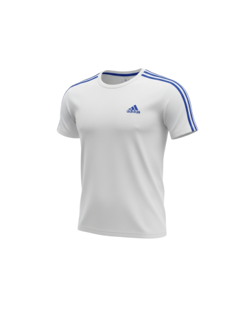 Tricouri - Tricou Adidas Alb / Albastru