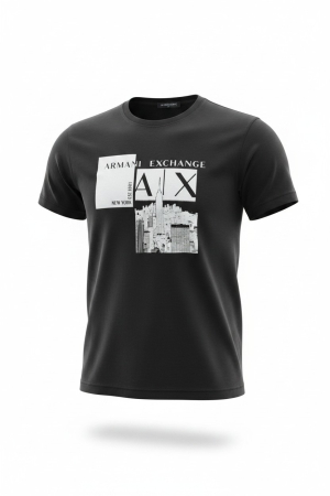 Produse - Tricou Armani Negru + Parfum 35ml Cadou