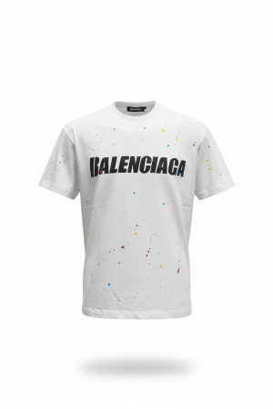 Tricouri - Tricou Balenciaga O1 Alb